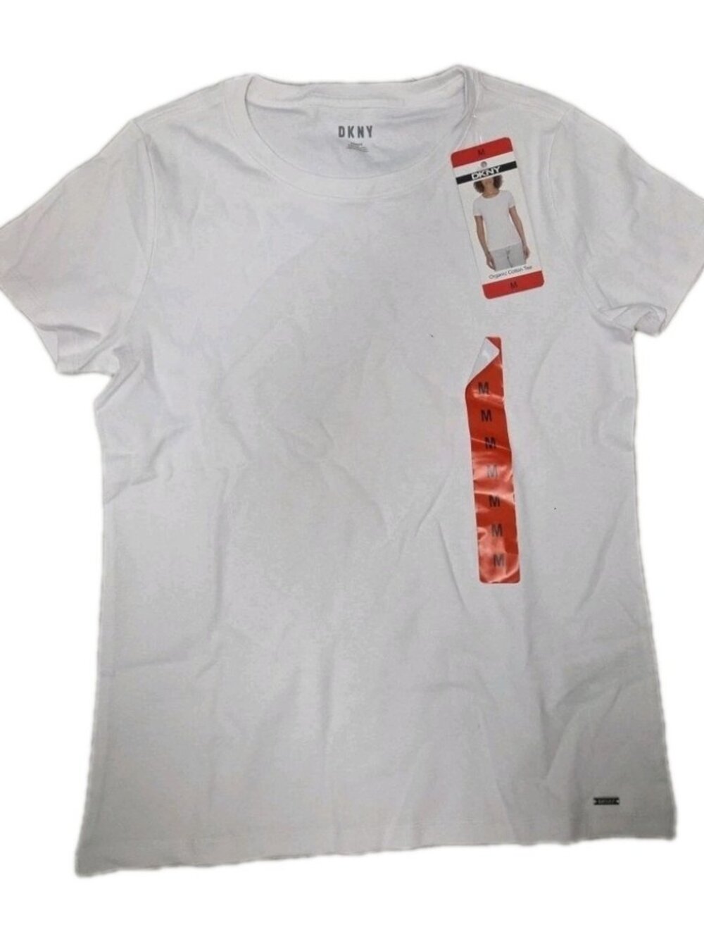 NWT DKNY White T-Shirt Shirt Top Medium